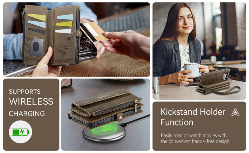 CaseMe iPhone Air RFID Wallet Case – Crossbody & Wireless