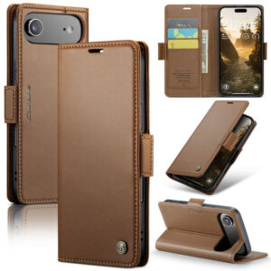 CaseMe For iPhone Air Wallet RFID Blocking Magnetic Buckle Case
