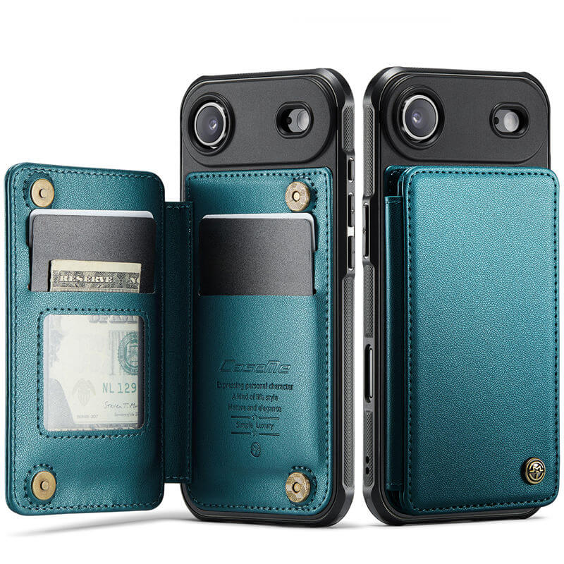 CaseMe iPhone Air RFID Blocking Card Holder Kickstand Case - Image 11