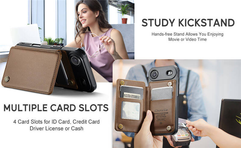 CaseMe iPhone Air RFID Blocking Card Holder Case