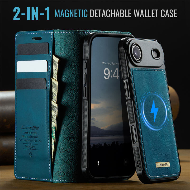 CaseMe iPhone Air 2-in-1 Magnetic Wallet Case – MagSafe & RFID Blocking - Image 9