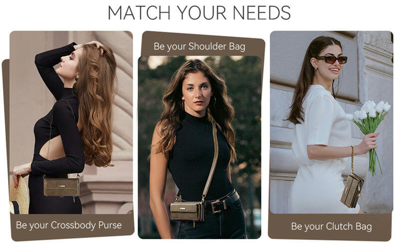 CaseMe iPhone 17 Pro Max RFID Wallet Case – Crossbody & Wireless