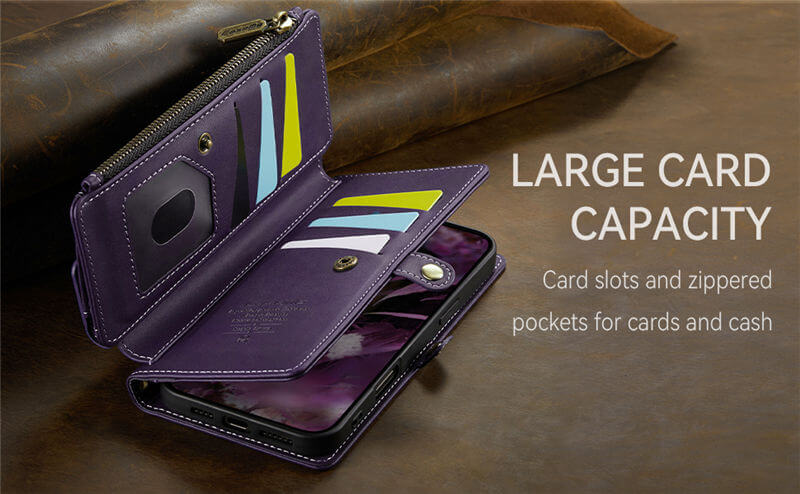 CaseMe iPhone 17 Pro Max RFID Wallet Case – Crossbody & Wireless