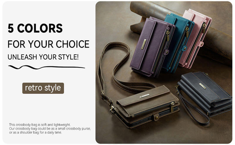 CaseMe iPhone 17 Pro Max RFID Wallet Case – Crossbody & Wireless