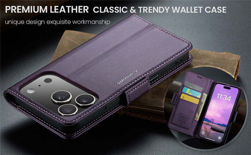 CaseMe iPhone 17 Pro Max Wallet Case