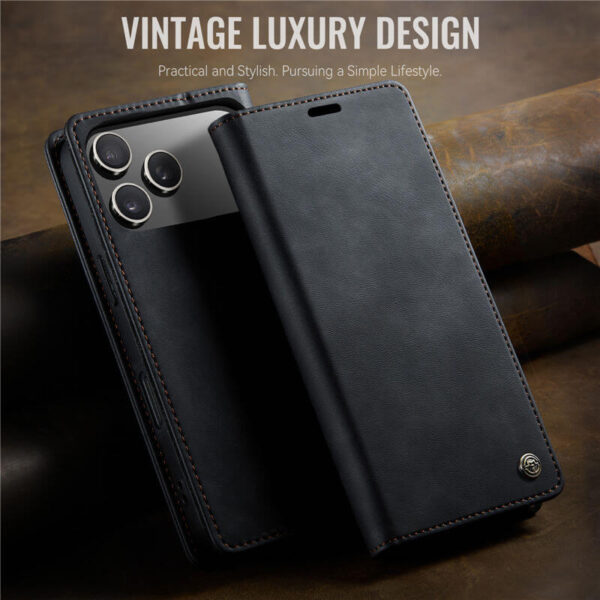 Alternative view of CaseMe iPhone 17 Pro Max Wallet Case – Magnetic & RFID Blocking