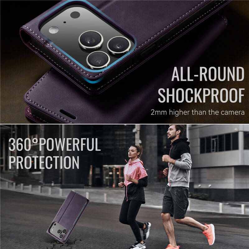 CaseMe iPhone 17 Pro Wallet Case – Magnetic & RFID Blocking - Image 7