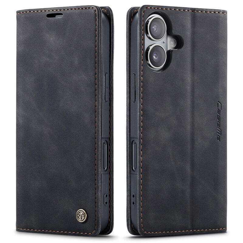 CaseMe iPhone 17 Wallet Magnetic Suede Leather Case - Image 12