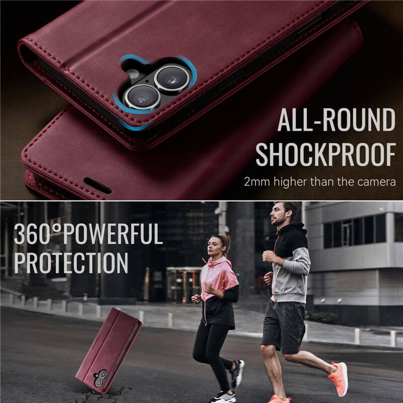 CaseMe iPhone 17 Wallet Case – Magnetic & RFID Blocking