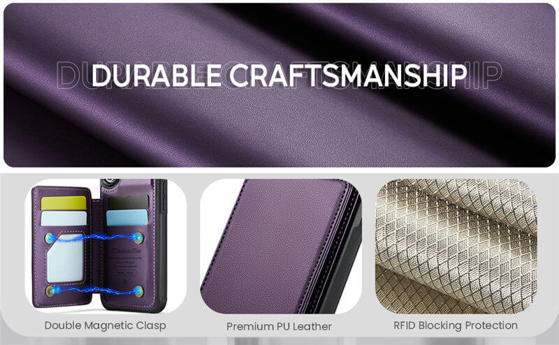 CaseMe iPhone 17 RFID Blocking Card Holder Case