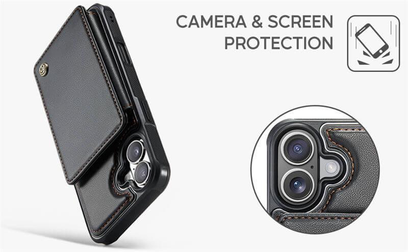 CaseMe iPhone 17 RFID Blocking Card Holder Case