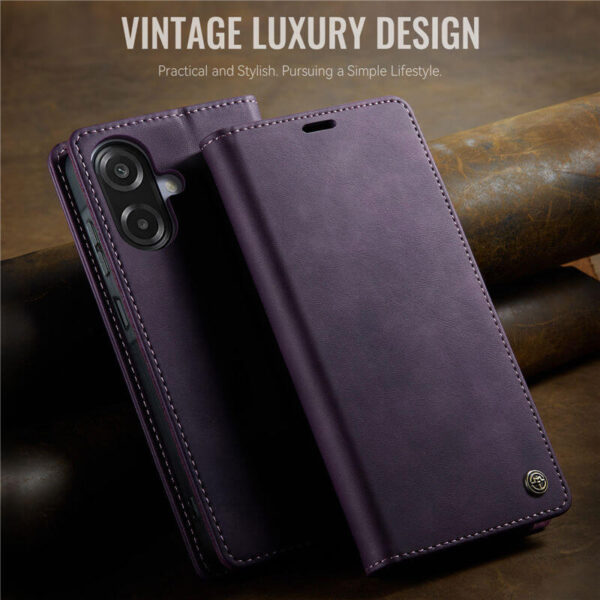 Alternative view of CaseMe Samsung Galaxy A07 4G/A06 4G/5G Wallet Case – Magnetic & RFID Blocking
