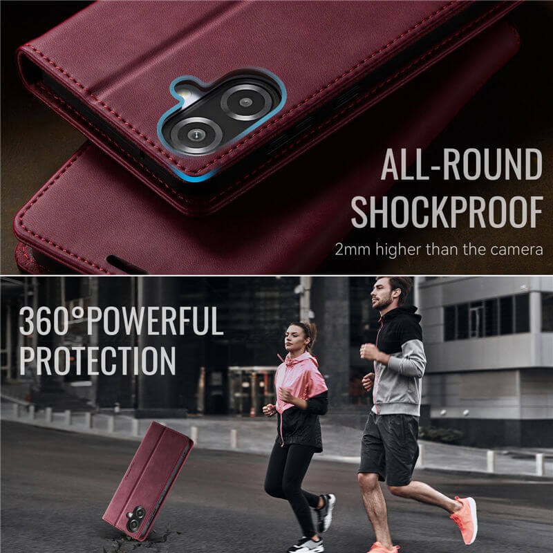 CaseMe Samsung Galaxy A07 4G/A06 4G/5G Wallet Case – Magnetic & RFID Blocking - Image 8