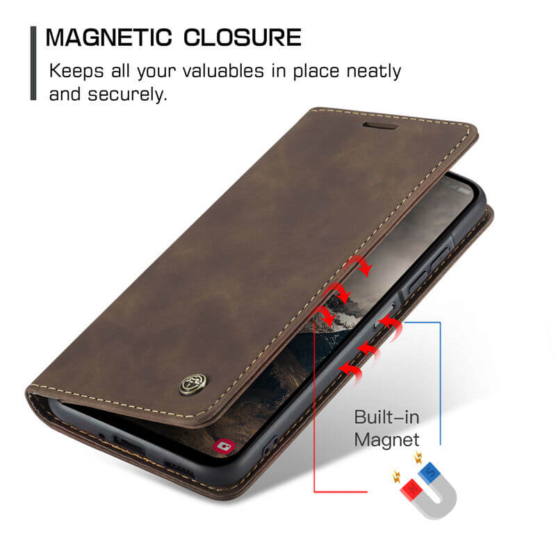 CaseMe Samsung Galaxy A17 Wallet Suede Leather Case - Image 8