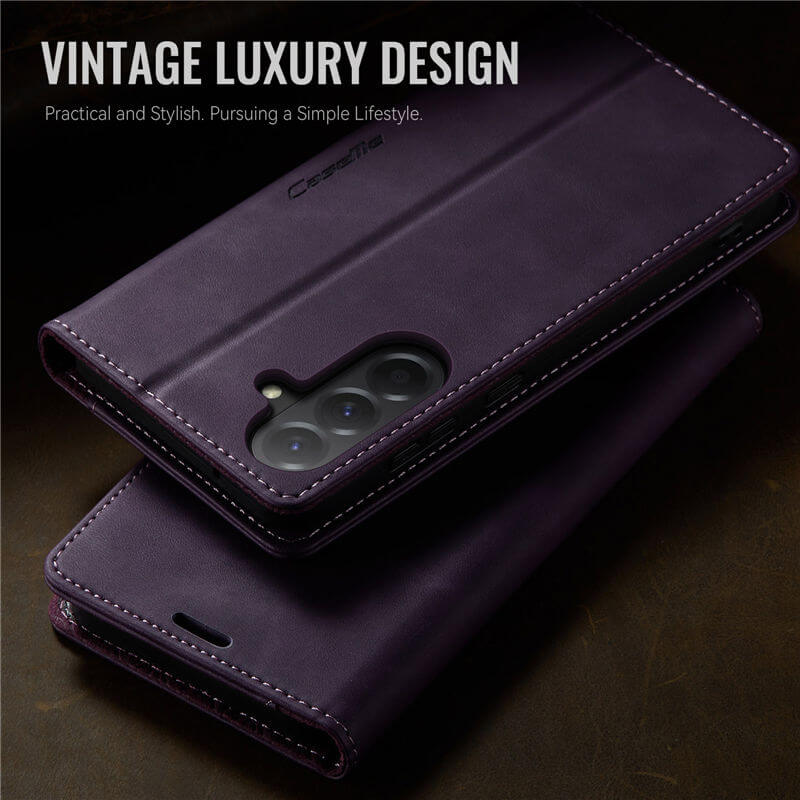 CaseMe Samsung Galaxy A17 Wallet Case – Magnetic & RFID Blocking - Image 3