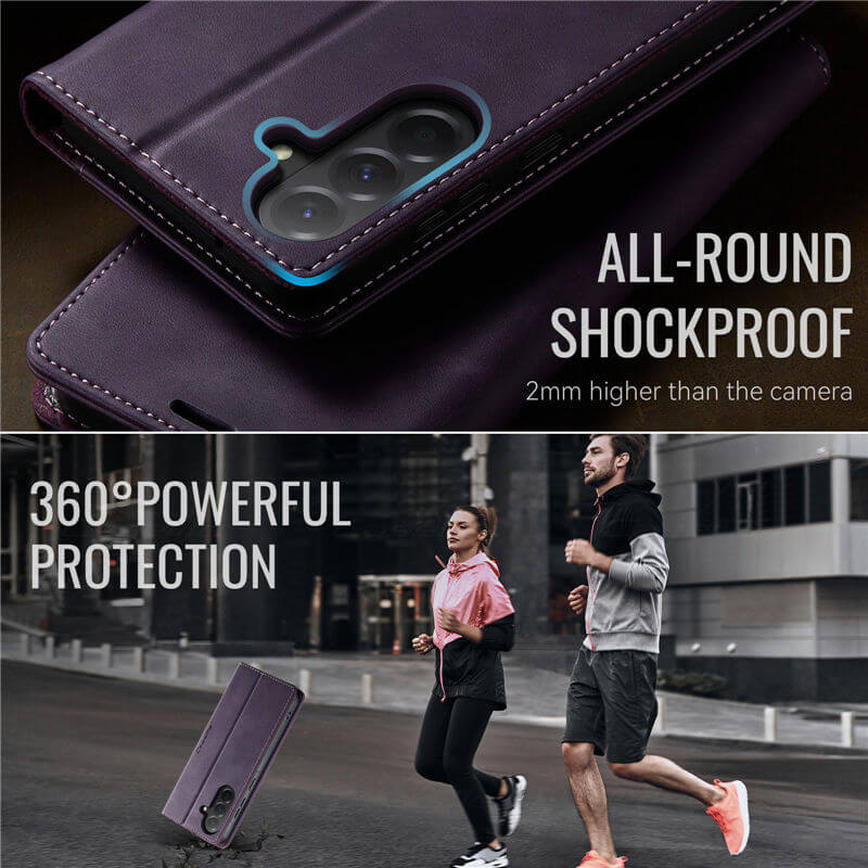 CaseMe Samsung Galaxy A17 Wallet Case – Magnetic & RFID Blocking - Image 8