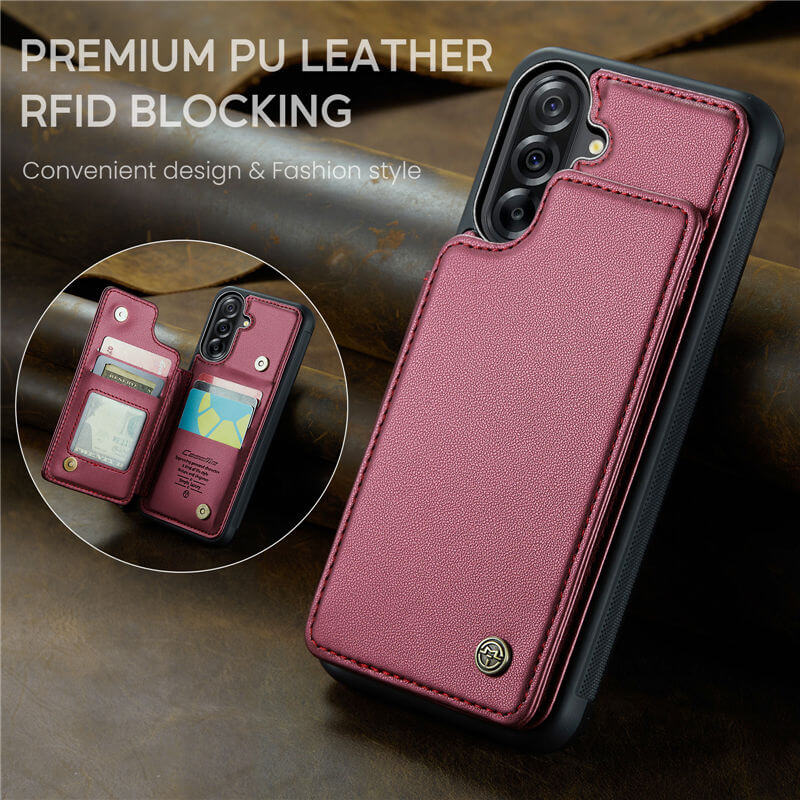 CaseMe Samsung Galaxy A17 RFID Blocking Card Holder Case - Image 3