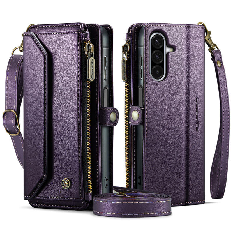 CaseMe Samsung Galaxy A17 Crossbody RFID Blocking Wallet Case - Image 3