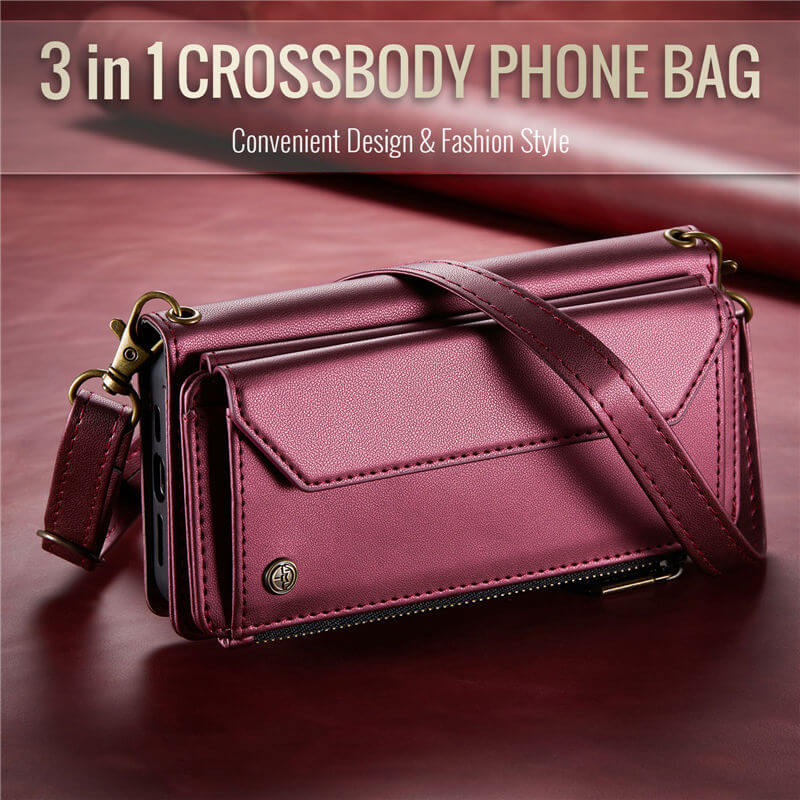 CaseMe Samsung Galaxy A17 Crossbody RFID Blocking Wallet Case - Image 4