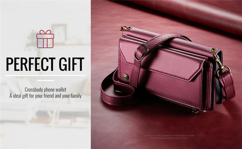 CaseMe Samsung Galaxy A17 Crossbody RFID Blocking Wallet Case