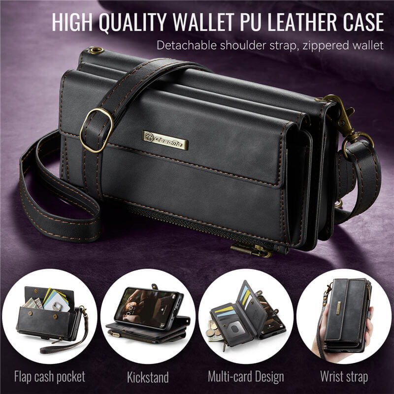 CaseMe Samsung Galaxy A17 Wallet Case with RFID Blocking & Crossbody Strap - Image 10