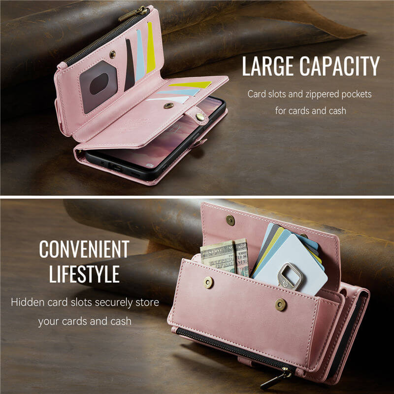 CaseMe Samsung Galaxy A17 Wallet Case with RFID Blocking & Crossbody Strap - Image 13