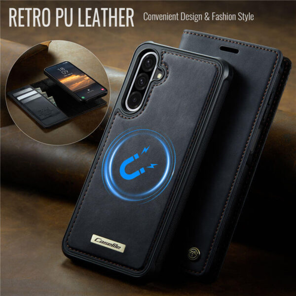 Alternative view of CaseMe Samsung Galaxy A17 2-in-1 Magnetic Wallet Case with RFID Blocking