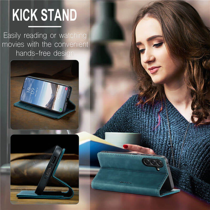 CaseMe Samsung Galaxy A37 Wallet Suede Leather Case