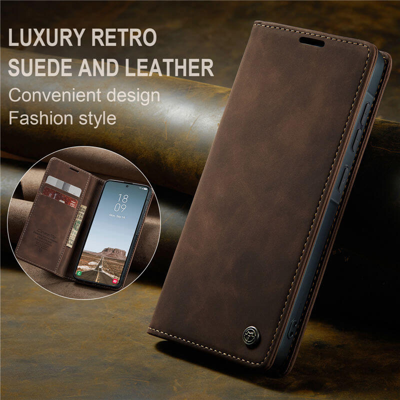 CaseMe Samsung Galaxy A37 Wallet Suede Leather Case