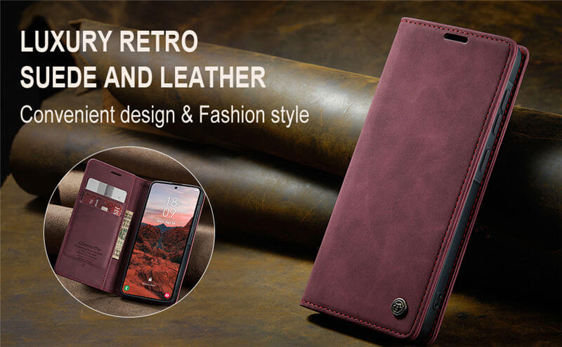 CaseMe Samsung Galaxy A37 Wallet Suede Leather Case