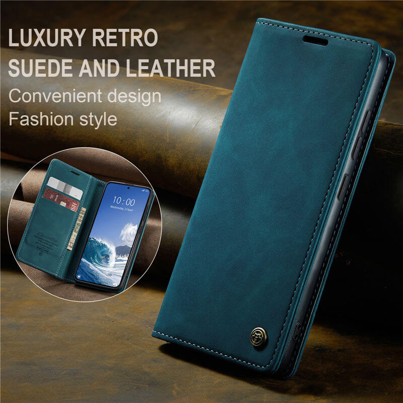 CaseMe Xiaomi 15 Pro Wallet Suede Leather Case - Image 3