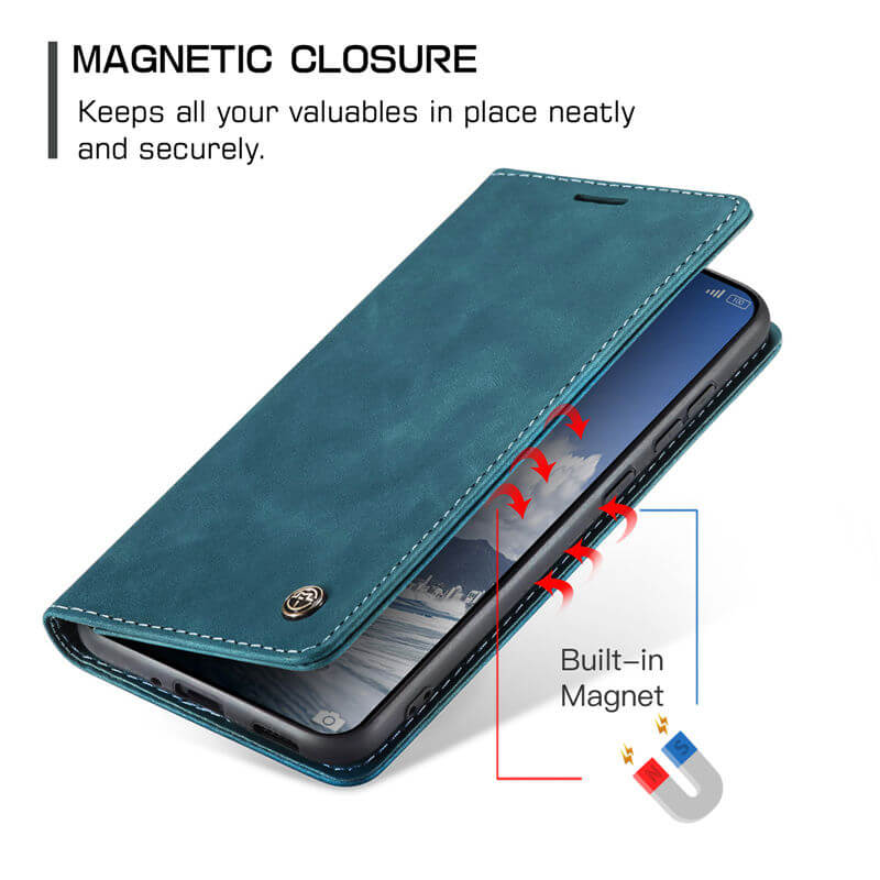 CaseMe Xiaomi 15 Pro Wallet Suede Leather Case - Image 8