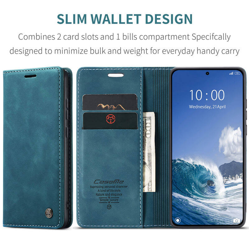 CaseMe Xiaomi 15 Wallet Suede Leather Case - Image 4