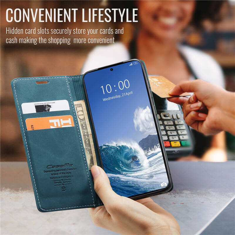 CaseMe Xiaomi 15 Wallet Suede Leather Case - Image 9