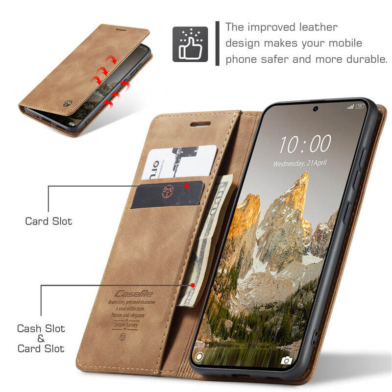 CaseMe Xiaomi 15 Wallet Suede Leather Case - Image 5