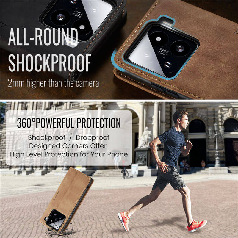 CaseMe Xiaomi 15 Wallet Suede Leather Case - Image 10