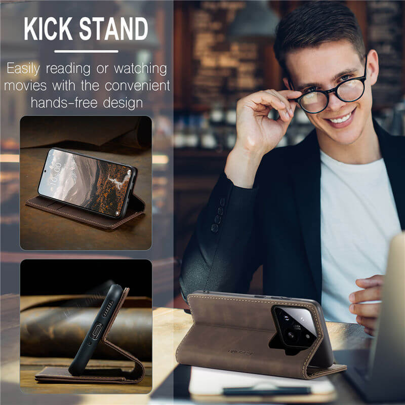 CaseMe Xiaomi 15 Wallet Suede Leather Case - Image 6