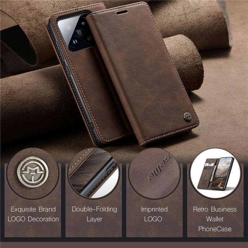 CaseMe Xiaomi 15 Wallet Suede Leather Case - Image 11