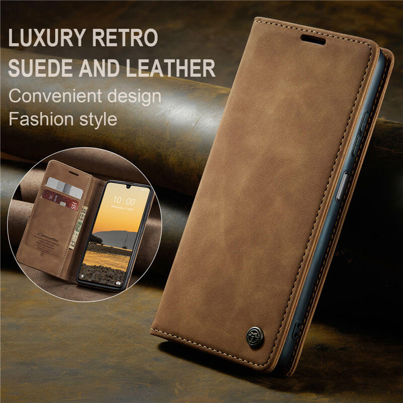 CaseMe Xiaomi 15C Wallet Suede Leather Case - Image 3