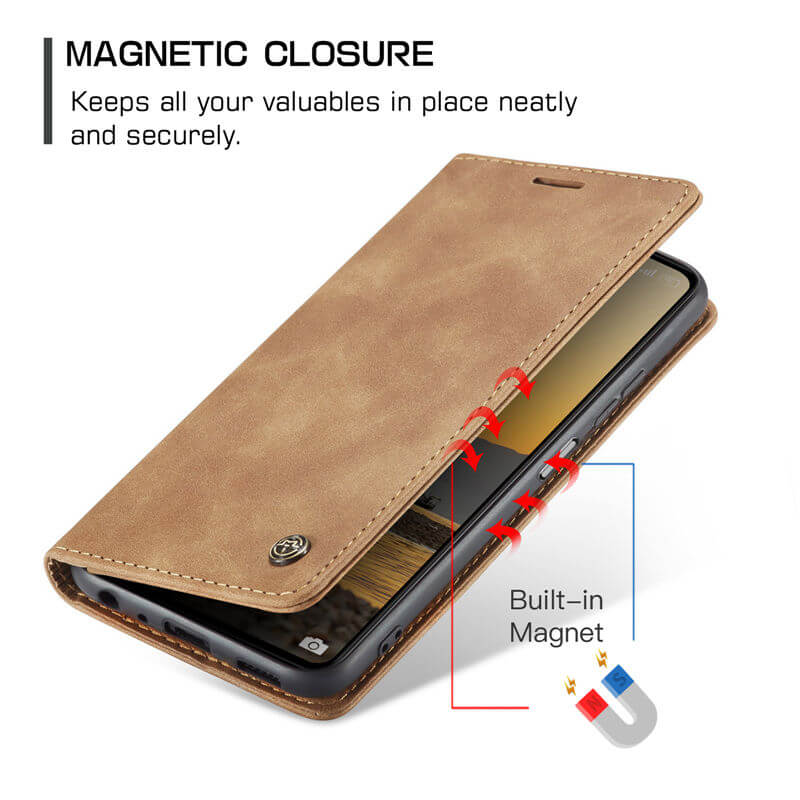 CaseMe Xiaomi 15C Wallet Suede Leather Case - Image 8