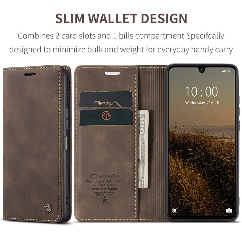 CaseMe Xiaomi 15C Wallet Suede Leather Case - Image 4