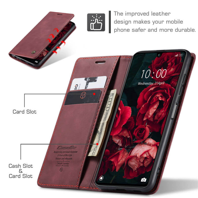 CaseMe Xiaomi 15C Wallet Suede Leather Case - Image 5
