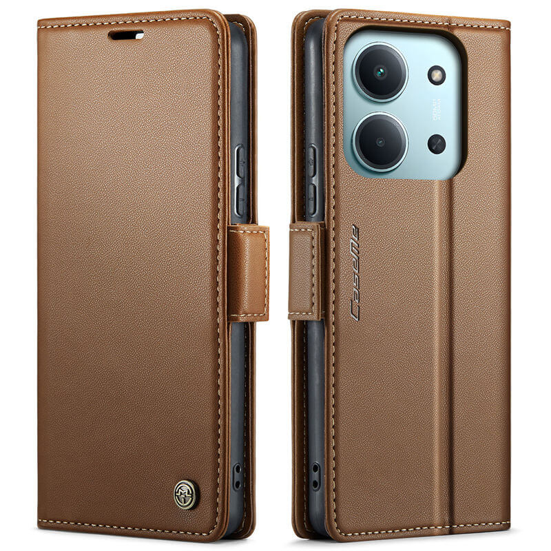 CaseMe Xiaomi Redmi 15C Wallet RFID Blocking Magnetic Buckle Case - Image 12