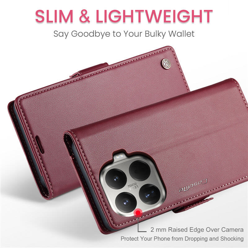 CaseMe Xiaomi 15T Pro Wallet RFID Blocking Magnetic Buckle Case - Image 10