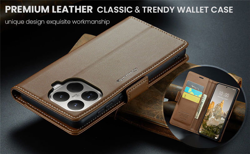 CaseMe Xiaomi 15T Pro Wallet RFID Blocking Case