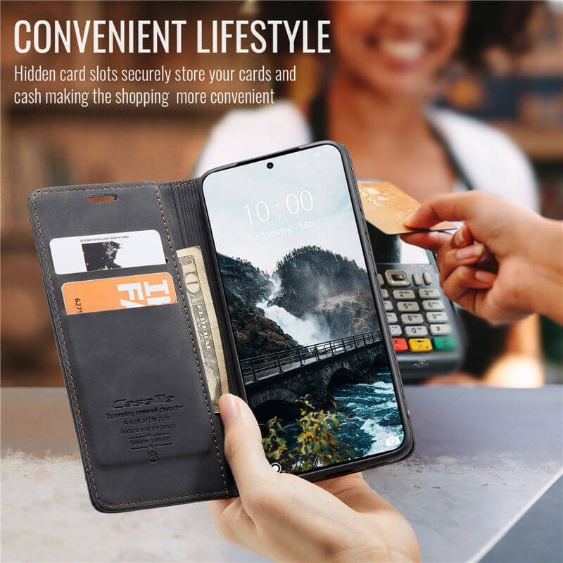 CaseMe Xiaomi 15T Pro Wallet Suede Leather Case - Image 9