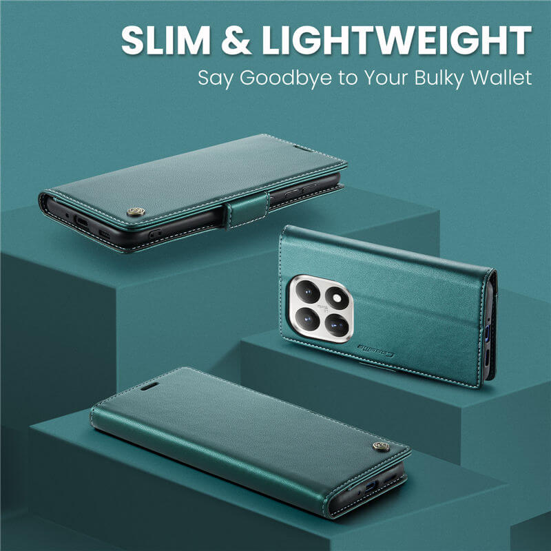 CaseMe Xiaomi 15T Wallet RFID Blocking Magnetic Buckle Case - Image 3