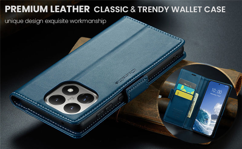 CaseMe Xiaomi 15T Wallet RFID Blocking Case