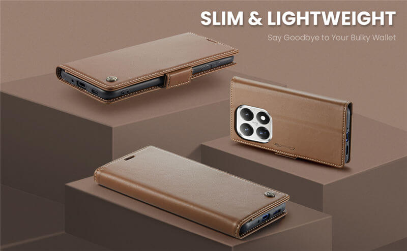 CaseMe Xiaomi 15T Wallet RFID Blocking Case