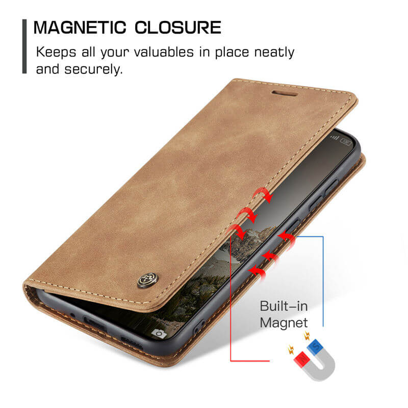 CaseMe Xiaomi 15T Wallet Suede Leather Case - Image 8